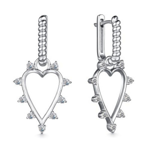 02-3966-00КЦ-00 Серьги (Ag 925)