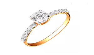 1131461010-17.5 Кольцо (Au 585)