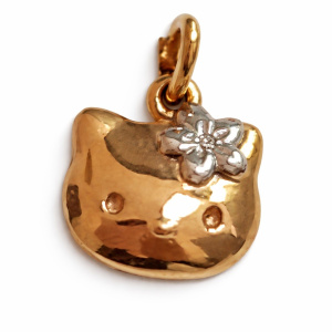 0,92-1-3454-100-308-А-1бр-кити Подвеска (Au 585)