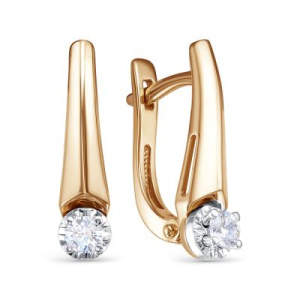 39-5-4291-103И1-2К-БР Серьги (Au 585)