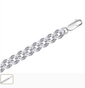 НБ 22-200Ю-3-19-нонна Браслет (Ag 925)