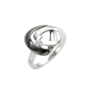 42-82650RN-CZ-RdRt Кольцо (Ag 925)