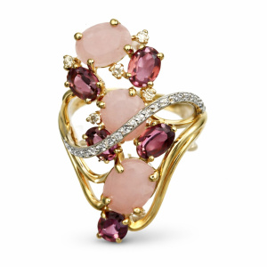 36-01-2187-17-БК28бр+турм Кольцо (Au 585)