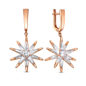 120536-фиа Серьги (Au 585)