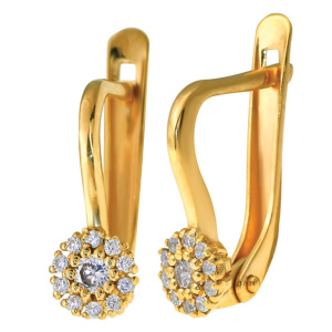 803-01008-10-00-20-00 Серьги (Au 585)