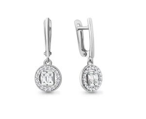 49871А.5-фиа Серьги (Ag 925)