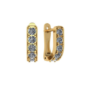 2181521010 Серьги (Au 585)