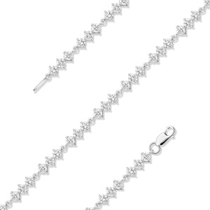 Ф-14100112040-19,5 Браслет (Ag 925)