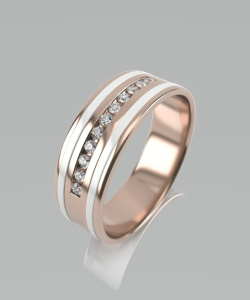 В-49кб-11брб Обр. кольцо (Au 585)