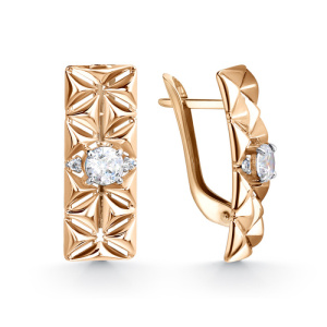 023093-вст фиа Серьги (Au 585)