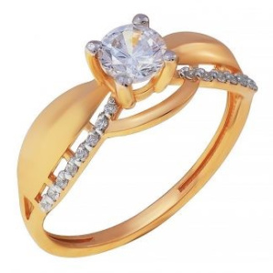 822104с-19 Кольцо (Ag 925)