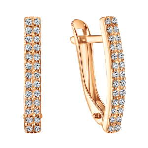 СргЛ32 Серьги (Au 585)