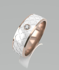 ГК-10ж-1брк Обр. кольцо (Au 585)