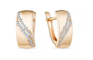 021944-с1,91фиа Серьги (Au 585)