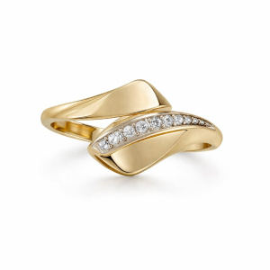 6-бри100020F70517-16,5кра Кольцо (Au 585)