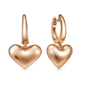 120689-б вс Серьги (Au 585)