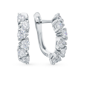 1210016025-502-с3,3фиа Серьги (Ag 925)