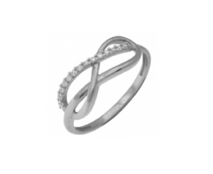 82735с-17,5 Кольцо (Ag 925), разм. 17,5, вст. ФИАН Кольцо (Ag 925)