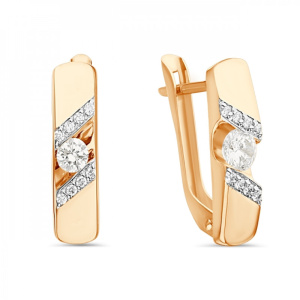 022158-вст Серьги (Au 585)