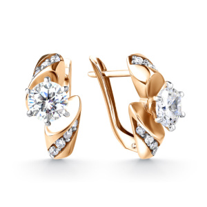 023017 Серьги (Au 585)