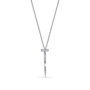 (5,86) Колье гвоздь сер Цепь (Ag 925)