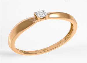 1,29-8-12059-300-1А17-лим Брил Кольцо (Au 585)