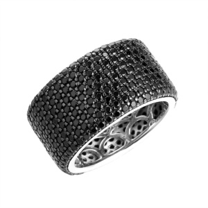 CZ-R02368-X-WB-18 Кольцо (Ag 925)