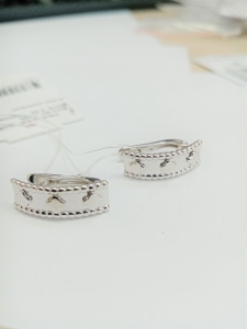 Серьги из серебра