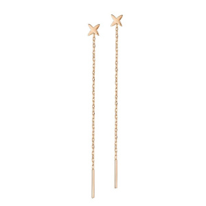 сз0104пр-б вс Серьги (Au 585)