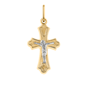 3237-крест1,06 Подвески (Au 585)