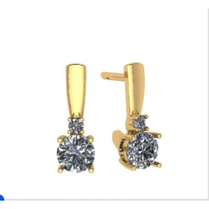 Серьги из золота