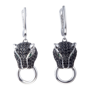 20С145306-цирк Серьги (Ag 925)