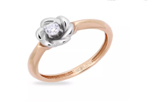 8-29-32-1000-03195-брил н Кольцо (Au 585)