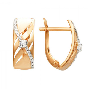 021957-с2,35фиа Серьги (Au 585)