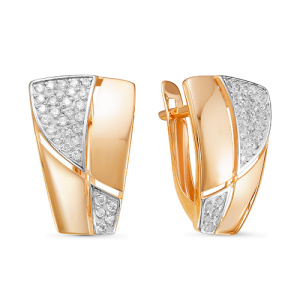 021961-с2,4фиа Серьги (Au 585)