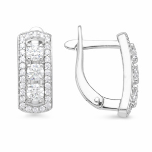 12100111654-501 Серьги (Ag 925)