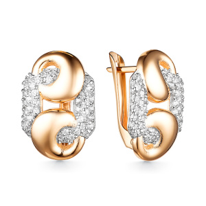 022825 Серьги (Au 585)