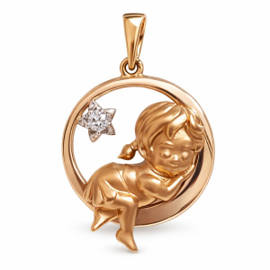 3,89-17-1030612-1792-1брSангел Подвеска (Au 585)