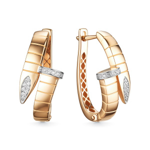 с5433ж-фиа поз Серьги (Ag 925)