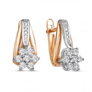 2430107 1 1 1 Серьги (Au 585)