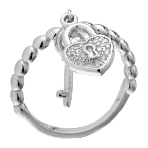 22К137217-17 Кольцо (Ag 925)