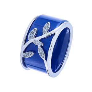 арт.TC-R00870-BL-W-X-X-W Кольцо (Ag 925)