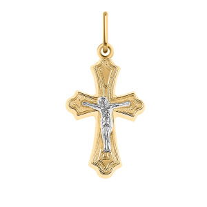 3237-крест1,05 Подвески (Au 585)