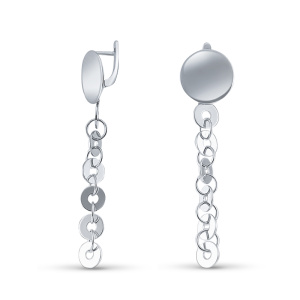 02FYE10596-113 Серьги (Ag 925)