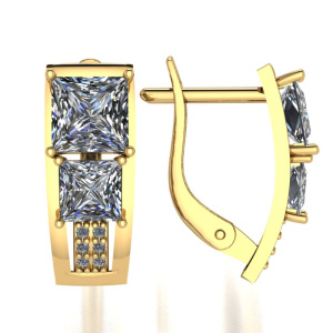 2180261010 Серьги (Au 585)