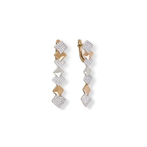 с1177-фиа Серьги (Au 585)