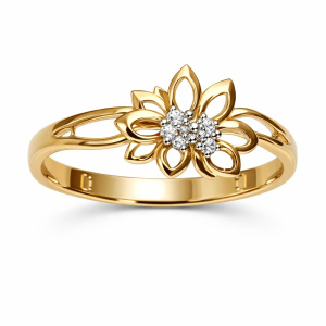 7-13-брил-02 -19,5 Кольцо (Au 585)