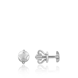 1,12г-дет гв 300860 звезды Аg925 Серьги (Ag 925)