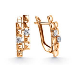 023090-вст Серьги (Au 585)