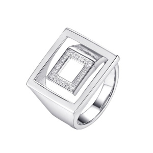 CZ-R03104-X-W-X-18 Кольцо (Ag 925)